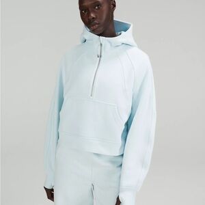 lululemon athletica powder blue scuba hoodie